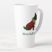 We hebben een Scottie Dog Juist Merry Ruff. Ruff. Latte Mok (Rechterhoek)