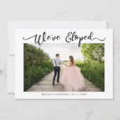 We hebben een script bruiloft multi-foto gemaakt aankondiging (Voorkant)