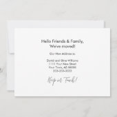 We hebben een simpel nieuw startpunt gemaakt met b aankondiging (Achterkant)