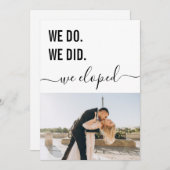 We hebben een simpele legante foto gemaakt kaart (Voorkant / Achterkant)