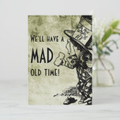 We hebben een slechte oude tijd! (Mad Hatter - gro Kaart (Staand voorkant)