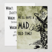 We hebben een slechte oude tijd! (Mad Hatter - gro Kaart (Voorkant / Achterkant)
