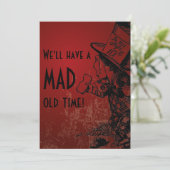 We hebben een slechte oude tijd! (Mad Hatter - roo Kaart (Staand voorkant)