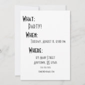 We hebben een slechte oude tijd! (Mad Hatter - roo Kaart (Achterkant)