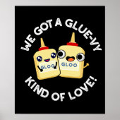 We hebben een soort van liefdesdrang Pun Dark BG Poster (Voorkant)