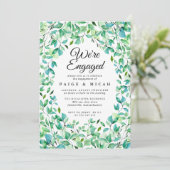 We hebben een Tropisch Verloving aangekondigd Kaart (Staand voorkant)