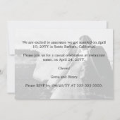 We hebben een trouwborstel met foto-mededeling kaart (Achterkant)