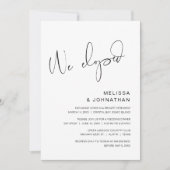 We hebben een uitnodiging voor een huwelijksfeest (Voorkant)