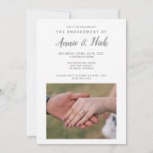 We hebben een Verloving aangekondigd Kaart (Achterkant)