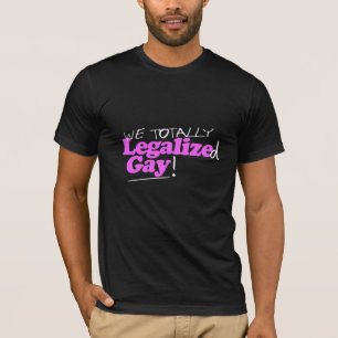 We hebben een volledig gelegaliseerde homo t-shirt