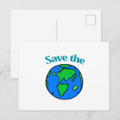 We hebben één wereld - bespaar het briefkaart (Voorkant / Achterkant)