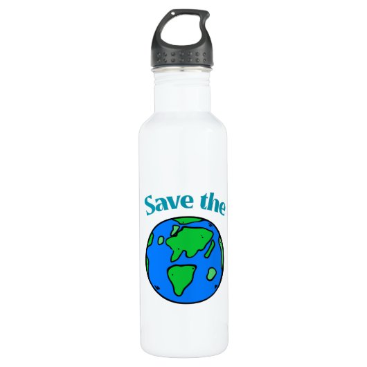 We hebben één wereld - bespaar het waterfles  (Voorkant)