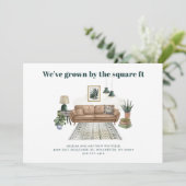 We hebben een wijziging van Adres Boho Moving Aankondiging (Staand voorkant)