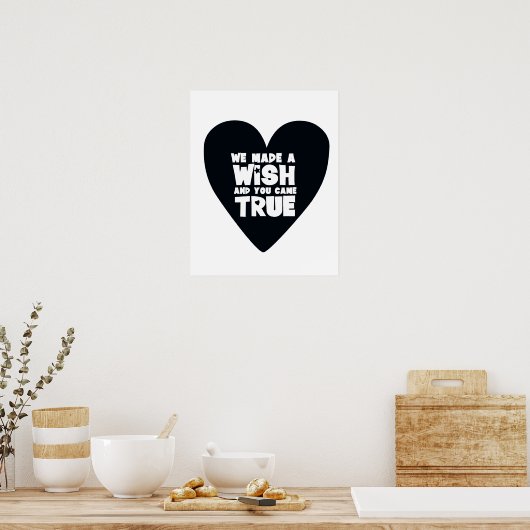 WE HEBBEN EEN WISH Nursery Poster (Keuken)