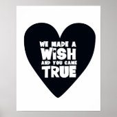 WE HEBBEN EEN WISH Nursery Poster (Voorkant)