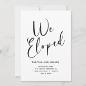 We hebben een zwarte en witte koninklijke fotokaar aankondiging (Voorkant)