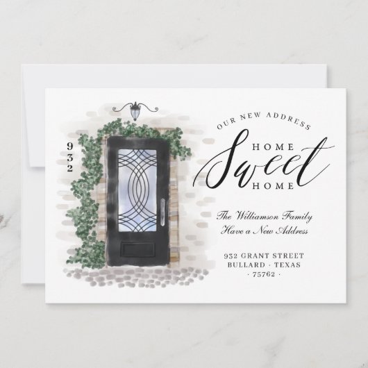 We hebben een zwarte ijzeren Waterverf met elegant Aankondiging (Voorkant)