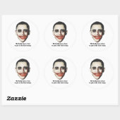 We hebben eindelijk een gezicht op de voedselstemp ronde sticker (Vel)