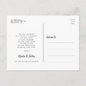 We hebben Elegante & moderne foto ontwikkeld Briefkaart (Achterkant)