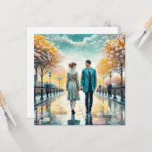 We hebben elkaar bijna niet ontmoet | Romantische  Kaart (Voorkant / Achterkant in situ)