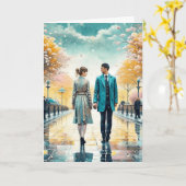 We hebben elkaar bijna niet ontmoet | Romantische  Kaart (Gele Bloem)