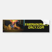 We hebben elkaar ontmoet op Farmanimalsonly.com Bumpersticker (Voorkant)