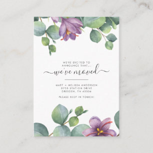 We hebben Eucalyptus adreswijziging verplaatst Visitekaartje