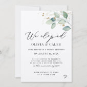 We hebben Eucalyptus bruiloft aankondiging (Voorkant)