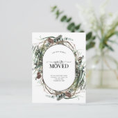 We hebben Eucalyptus Dusty Winter verplaatst Aankondigingskaart (Staand voorkant)