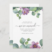 We hebben Eucalyptus Foliage-beweging verplaatst Aankondiging (Voorkant / Achterkant)