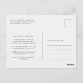 We hebben Eucalyptus Greenery Floral Moving Briefkaart (Achterkant)