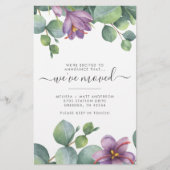 We hebben Eucalyptus Greenery Moving Briefpapier (Voorkant)