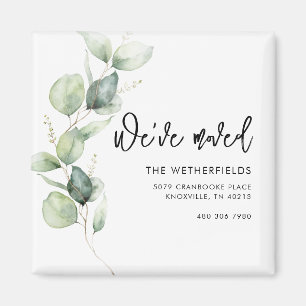 We hebben Eucalyptus Moving Retouradres verplaatst Magneet