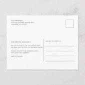 We hebben Eucalyptus Paarse groen bladeren verplaa Aankondigingskaart (Achterkant)