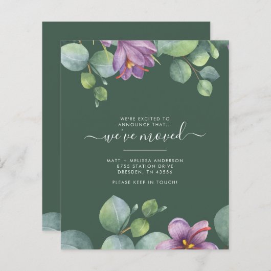 We hebben Eucalyptus Succulent Moving van budget v (Voorkant / Achterkant)