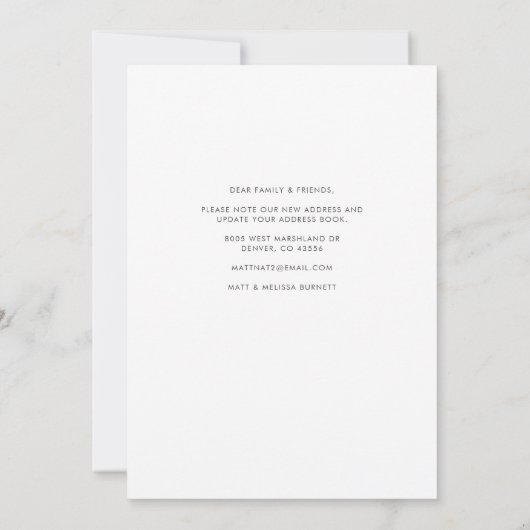 We hebben Eucalyptus verhuisd aankondiging (Achterkant)