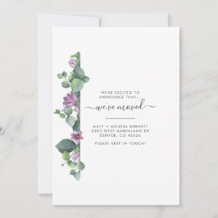 We hebben Eucalyptus verhuisd aankondiging