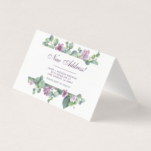 We hebben Eucalyptus verhuisd naar een nieuw adres Kaart (Voorkant)