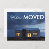 We hebben Evening Photo verplaatst Aankondigingskaart (Voorkant / Achterkant)