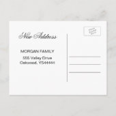 We hebben Evening Photo verplaatst Aankondigingskaart (Achterkant)