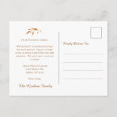 We hebben Fall Leaves Thanksgiving Moving Aankondigingskaart (Achterkant)