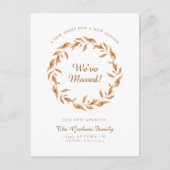 We hebben Fall Leaves Thanksgiving Moving Aankondigingskaart (Voorkant)