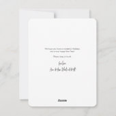 We hebben familiefoiliteit gemaakt... die kerstmis feestdagenkaart (Achterkant)