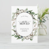 We hebben Farmhouse Moving Announcement verplaatst Feestdagenkaart (Staand voorkant)