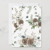 We hebben Farmhouse Moving Announcement verplaatst Feestdagenkaart (Achterkant)