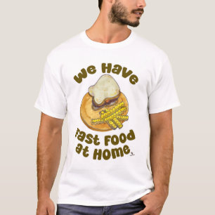 We hebben fastfood thuis nostalgie t-shirt