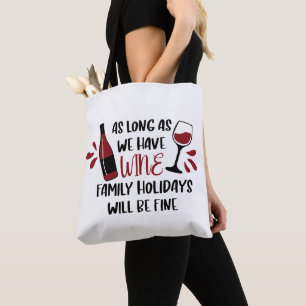 We hebben Feestdagen van de wijnfamilie die prima Tote Bag