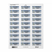 We hebben Fiat 500 kerstverlichting verplaatst Etiket (Full Sheet)