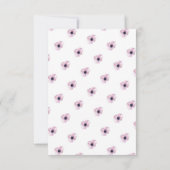 We hebben Floral Bicycle New Address Home Moving v Aankondiging (Achterkant)