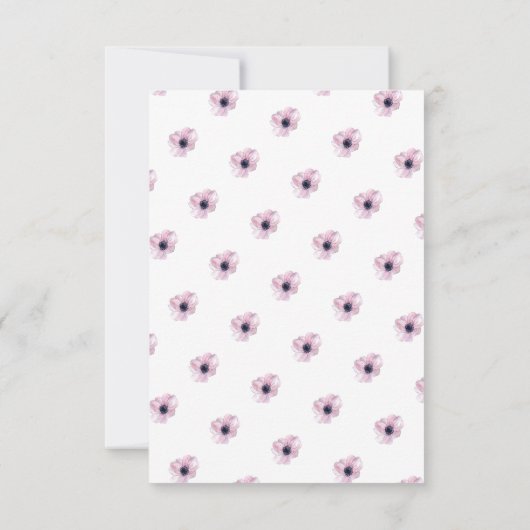 We hebben Floral Bicycle New Address Home Moving v Aankondiging (Achterkant)